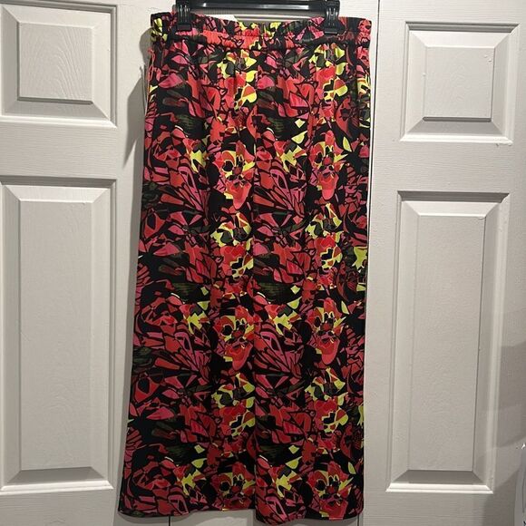 NWT Open Edit Pink Floral Maxi Skirt, Size Large - Picture 5 of 8